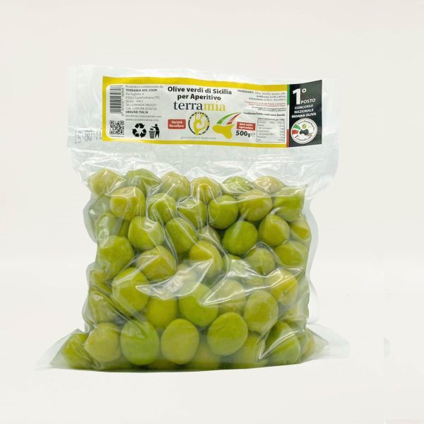 Olive Verdi per Aperitivo in Salamoia Nocellara del Belice “TerraMia” - immagine 3