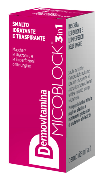 DERMOVITAMINA MICOBLOCK 3 IN 1 SMALTO IDRATANTE E TRASPIRANTE FUCSIA 5 ML - immagine 2