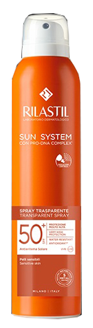 RILASTIL SUN SYSTEM TRASPARENT SPRAY SPF50+ 200 ML - immagine 2