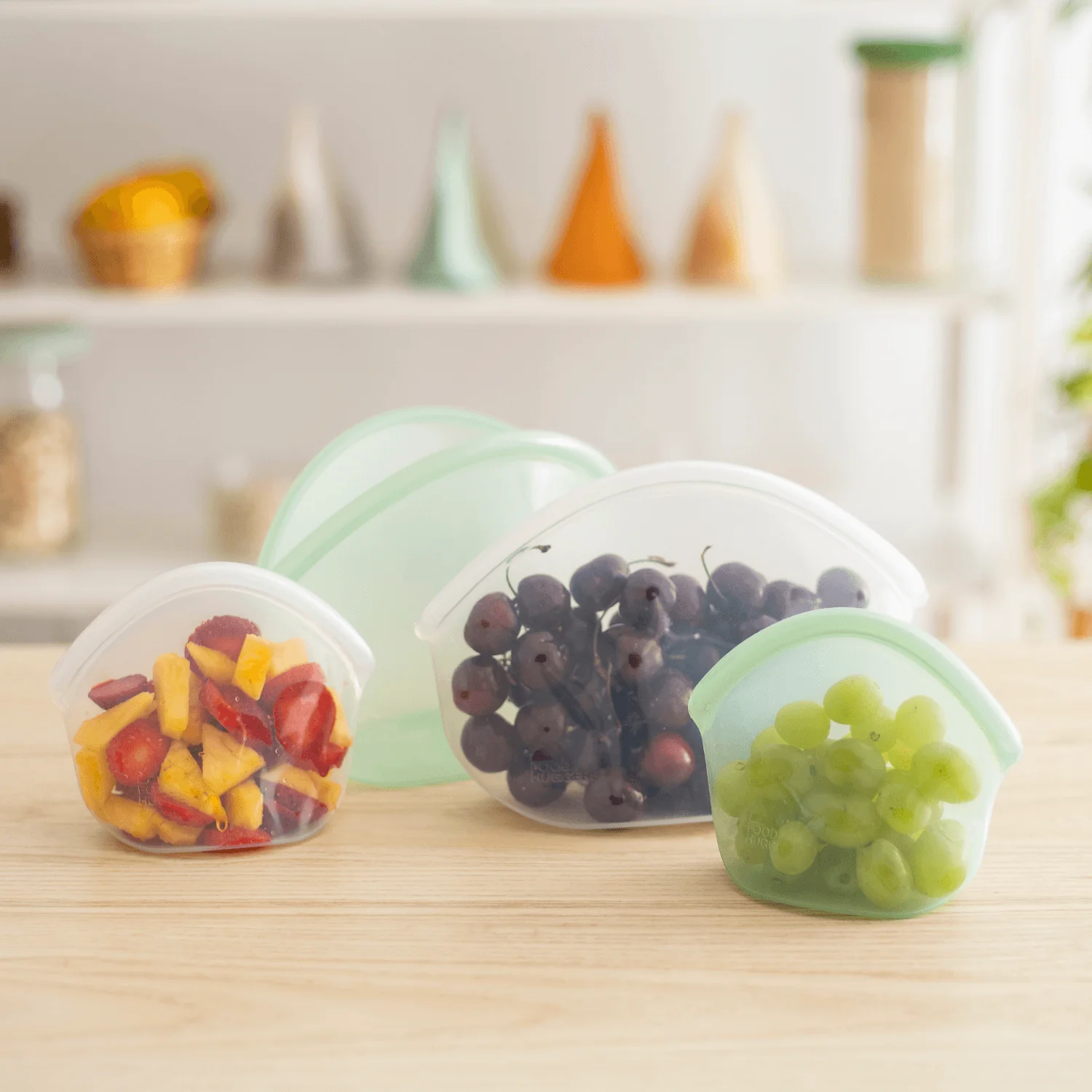 Busta in silicone per alimenti riutilizzabile