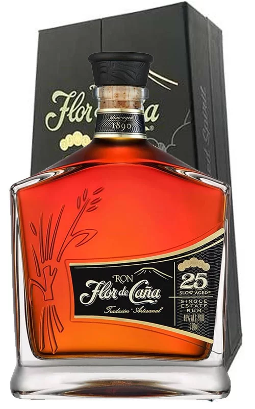 RUM FLOR DE CANA VOLCANO ENRICHED SPIRIT 25 ANNI - immagine 2