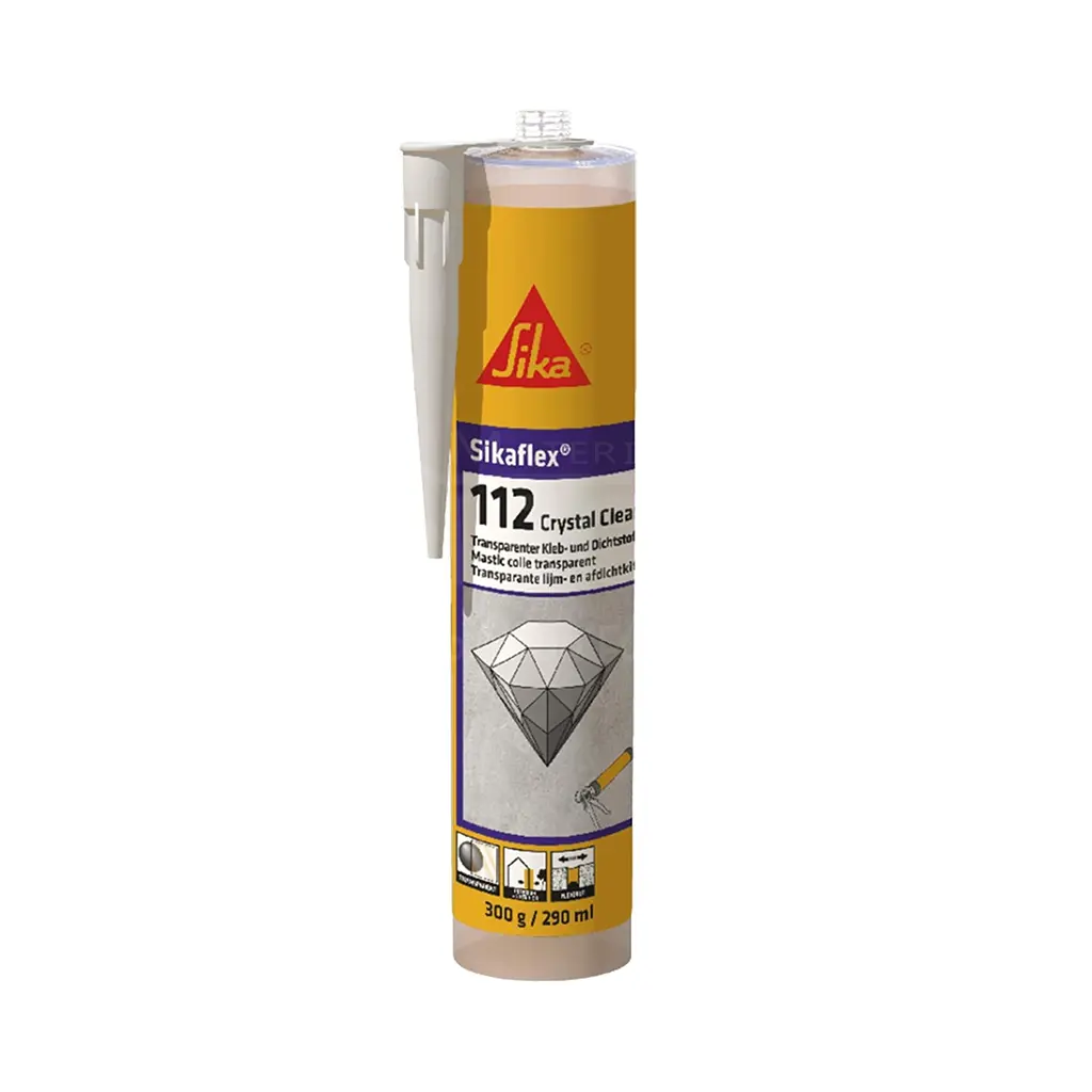 Adesivo e sigillante trasparente – Sikaflex-112 Crystal Clear